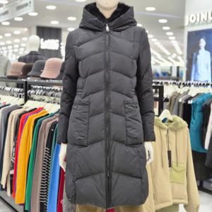 [조이너스]여성 브랜드 24신상 A라인 롱 폭스퍼 덕다운 패딩 점