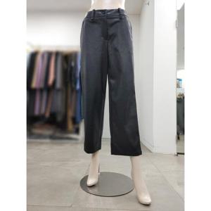 SI 세이브존04 기모 스트레이트 레더 팬츠 SJP1122620BK