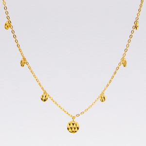 [베티블루] 995 999 24K 순금 레이어드 코인 써클 여성 여자 3.75g 금 목걸이