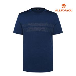 [올포유] 남성 원포인트 냉감 라운드 반팔 티셔츠 AMQTM4271-930