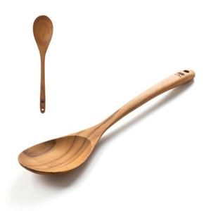 [키친아트]통원목 나무 볶음수저 조리도구 티크우드 스푼