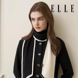 [엘르(스카프)]굿솔리드 롱 니트 쁘띠 머플러 SE14MX318