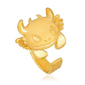 [골드모아] 순금 돌반지 3.75g 24K [딸랑이 용띠 날개]