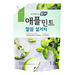 [참그린] 참그린 애플민트 1.2L 리필 주방세제