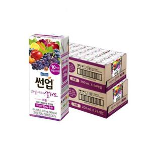 [매일유업] 매일유업 썬업 과일 야채 샐러드 퍼플 200ml 48개