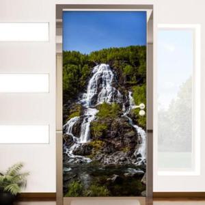 아트박스/꾸밈 ir052-노르웨이의폭포_현관문시트지