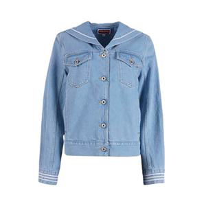 (명품) 겐조 스카이블루 코튼 러 여성 데님 자켓 FD