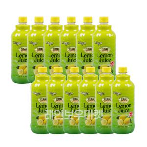 엘막 레몬주스 레몬원액 레몬쥬스 1박스 (946ml x 12개입)