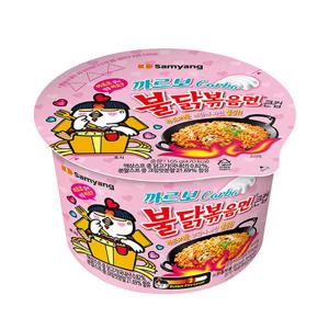 컵라면 큰사발 삼양 까르보 불닭볶음면 105g 16개
