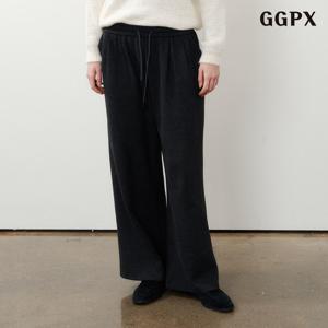 GGPX 데일리 핀턱 밴딩 기모 롱 팬츠 (GPDTA004D)