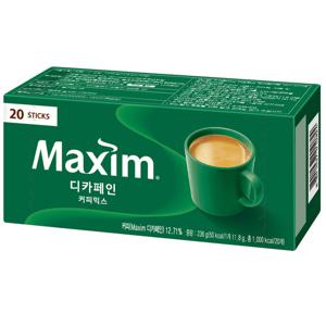 동서 맥심 디카페인 커피믹스 20T_