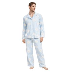 [예스](수면잠옷)보들보들 밍크 스판 하늘위 곰돌이 남/여 커플잠옷  YSWNBB51MNBB51