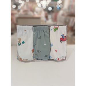 오가닉맘 남아사각팬티3종세트(애플워니 파이야 미니디노) (MLSUUP5512)