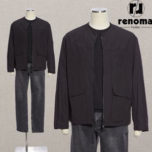 [레노마캐주얼][얼리버드]SS 여름 블랙 솔리드 초경량 카라리스 홑겹 점퍼 RQMIBU08AJD