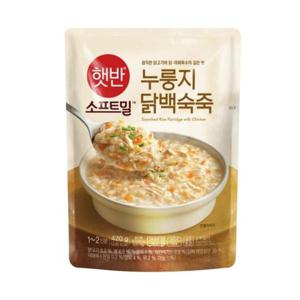 햇반 CJ 누룽지닭백숙죽 420g