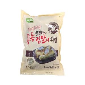 간식 (냉동)쫄깃바삭통통김말이튀김 1kg