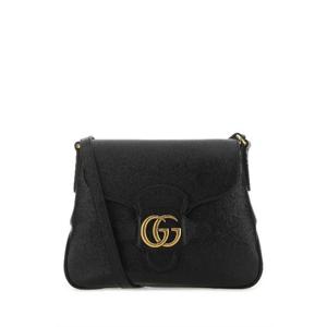 21FW 구찌 블랙 레더 Dahlia 크로스바디 백 6489341U10T1000 TP572053028