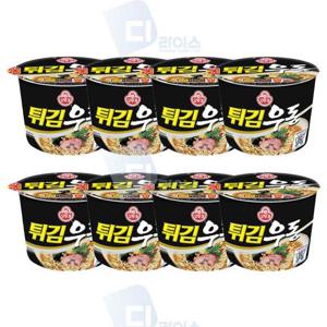 튀김우동 오뚜기 큰컵 컵라면 가스오부시 110g 8개