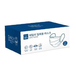 명진 부직포 일회용마스크 데일리 위생마스크(화이트50매)