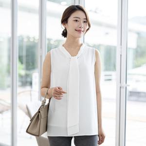 [모슬린]엄마옷 타이 나시 블라우스 613FGH359 마담/중년여성/빅