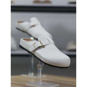 바이로쏘 세이브존06 패턴 뮬 라운드 토 버클 3cm 블로퍼 (BY)26S130J13AC2