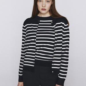 [지오다노] 여자 봄 가을 스트라이프 가디건 650935