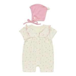 블루독베이비 10 26SS신상(YE)베리플라워세트우주복 (출산백일아기옷) (46370041040)