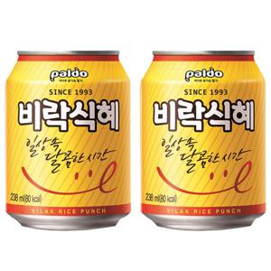 [팔도] 비락식혜 238ml x 6캔 전통음료 쌀음료