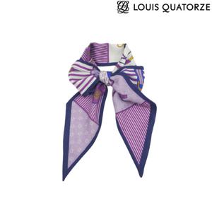 [루이까또즈(스카프)](1DSL702VI) 울 실크 미니스카프 그랑레테르 바이올렛