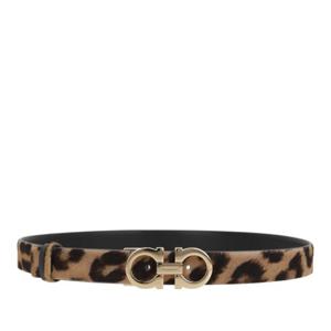 페라가모 레오파드 프린트 리버서블 벨트 786264