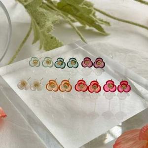 동백 플라워 귀걸이 세련된 꽃 여성 여름 귀걸이