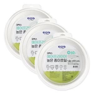코멕스 에어프라이어 높은 종이호일(대) 60매 X 3개