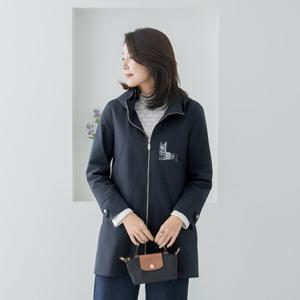 엄마옷 마담4060 스트링배색사파리자켓 중년여성 데일리 -ZJK2603003-