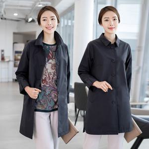 [모슬린]엄마옷 버튼 면 자켓 613FGH603 마담/중년여성/빅사이즈