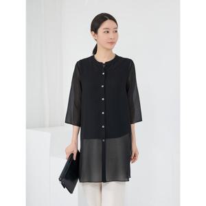 [모슬린]엄마옷 차이나카라 7부 롱 쉬폰 가디건 613FGH493 마담/