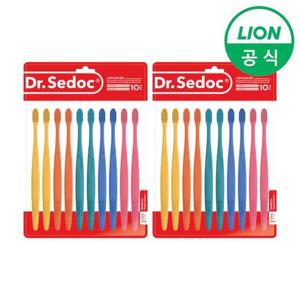 [라이온코리아]닥터세닥 컬러팝 어드밴스 칫솔 10개입 2개