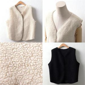 [강물처럼]위쉬몰 WW 베이직양털베스트(7704H011) 빅사이즈 (631