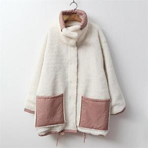 [강물처럼]아이우먼 투포켓뽀글이롱점퍼 ADB249M101 빅사이즈 (6