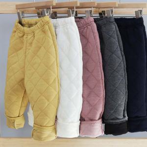 따뜻한 겨울 외출복 누빔 배기 바지 남매 형제룩 아기옷선물