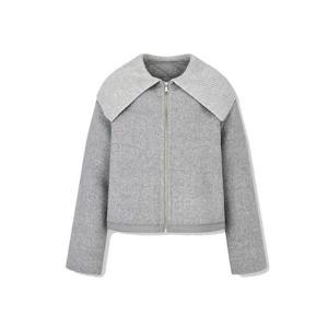 [보브]백 패딩 니트 카라 자켓 7125110501