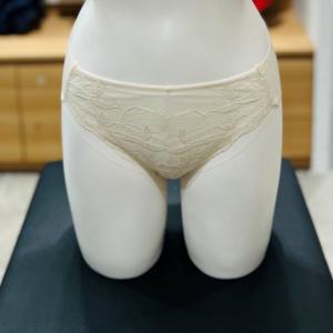 [보디가드] 나뭇잎자수 편안한 심리스팬티 여자팬티 크림 BGWPB201