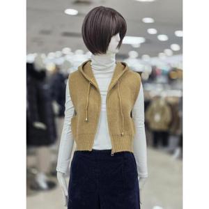 ab.f.z 세이브존09 후드넥 집업 니트 조끼 afzz4v31j