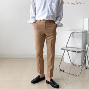 [로즈블로썸][멜팅브라운] 남자9부슬랙스 남자정장바지 AD12 (97
