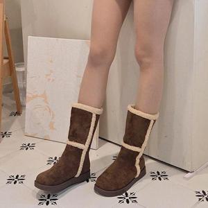 [디자이어로즈][디자이어로즈] 여성 겨울털부츠 방한화 미들부츠