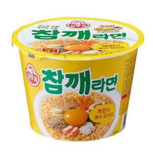 야식 오뚜기 참깨라면 큰컵 110gx6컵(반박스)