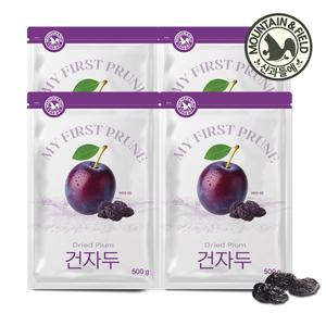 [산과들에] 말랑쫄깃 푸룬 건자두 2kg (500g x4봉)
