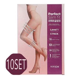[비비안(스타킹)](10족set) 퍼팩트슬림핏 1단계 압박스타킹 PH2451
