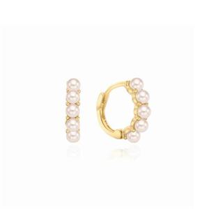 [GB] 진주 세팅 원터치 14k GOLD 귀걸이 LOFN4102G