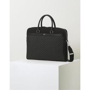 [닥스ACC]블랙 가죽배색 나일론 서류가방 DBBA2F591BK