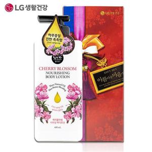 온더바디 체리블라썸 너리싱 바디로션 400ml 선물 너리싱